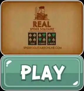 Real Spider Solitaire - Play Button