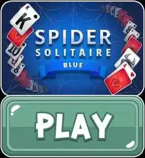 Spider Solitaire Blue - Play Button