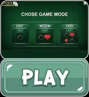 Spider Solitaire Mobile - Play Button