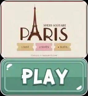 Spider Solitaire Paris - Play Button