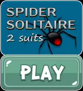 Spider Solitaire Two Suits - Play Button