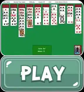 Spider Solitaire Windows - Play Button